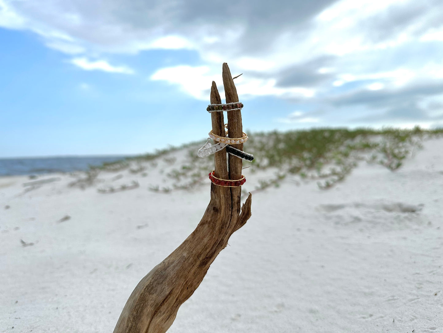 Single Gemstone Wire Wrap Ring